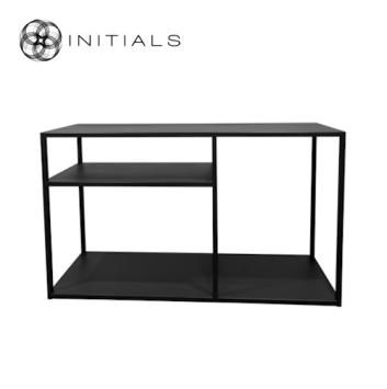 Storage Table Broadway Play Raw Iron Black