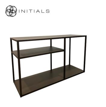 Storage Table Broadway Play Raw Iron Metallic Brown