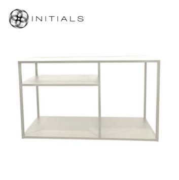 Storage Table Play Metal Ivory
