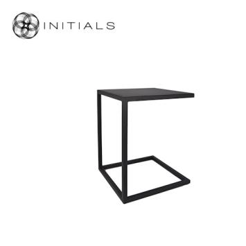 Bench Table Metro Raw Iron Black Square