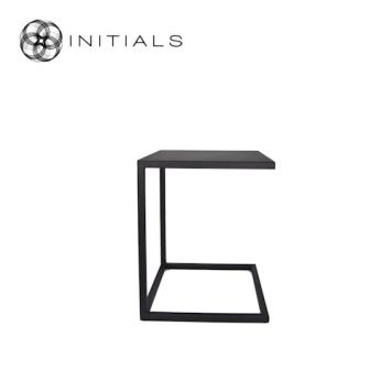 Bench Table Metro Raw Iron Black Square