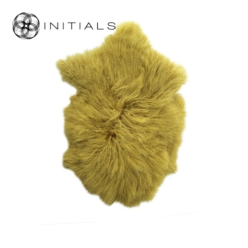 Carpet Sheepskin Mustard Yellow