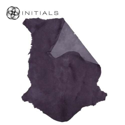 Carpet Goatskin Grape Purple