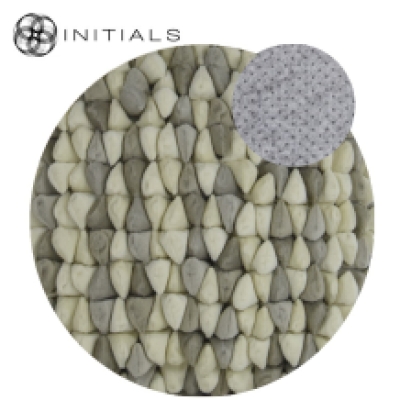 Carpet Penthouse Pebble Champagne White Round