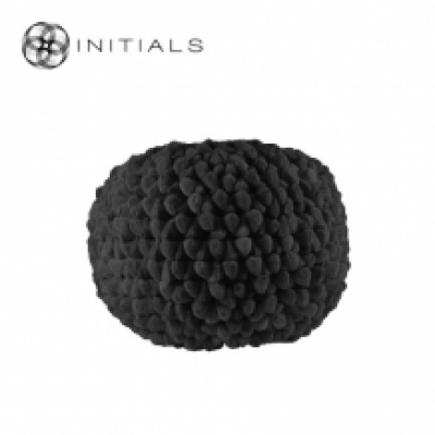 Poof Round Penthouse Pebble Dark Graphite