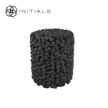 Poof Cylinder Penthouse Pebble Dark Graphite