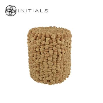 Poof Pebble Saffron Gold Cylinder