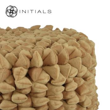 Poof Pebble Saffron Gold Cylinder