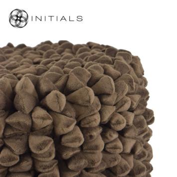 Poof Pebble Hazelnut Brown Cylinder