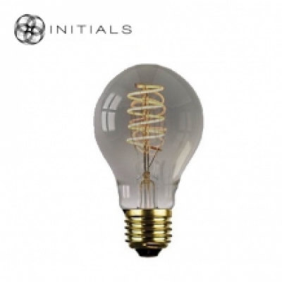 Light Bulb Standard Led Spiral Titanium/Smoke Glass Dimmable