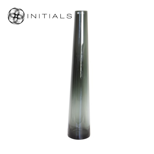 Vase Serré Stretch Smoke Glass High