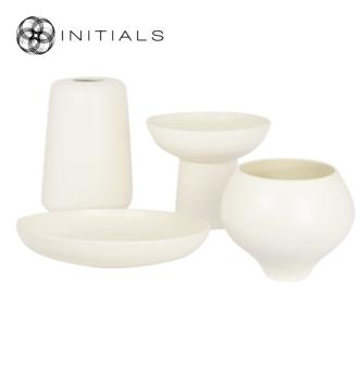 Vase Terre Bol Ceramic White